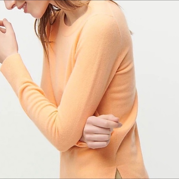 J.Crew Cashmere Sweater in Pale Guava NWT - Picture 2 of 7